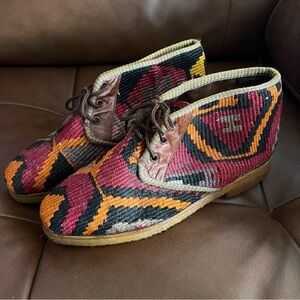 Hand Woven Likim chukka /  Ankle Boots size 8.5